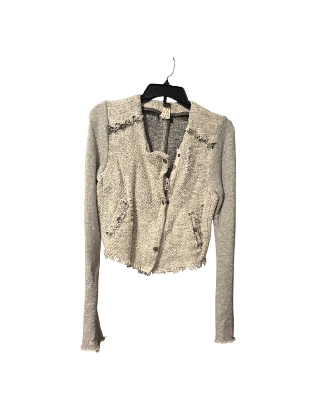 Free People Tweed Moto Jacket - Picture 3 of 9